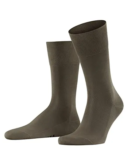 FALKE Herren Socken Tiago M So Fil d´Écosse Baumwolle einfarbig 1 Paar, Grau Vulcano 3920, 39-40