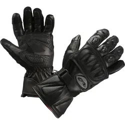 Modeka Gobi Traveller II Motorradhandschuhe schwarz - Hochwertige Motorradhandschuhe aus Textil, ausgestattet mit AEROREADY-Technologie für optimale Atmungsaktivität und Komfort beim Fahren.