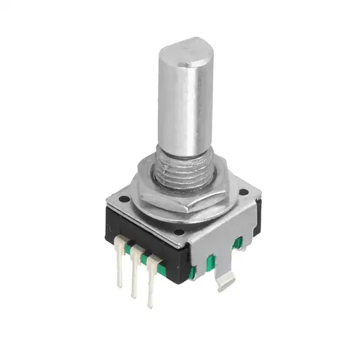 BOURNS PEC11R-4220F-S0024 Encoder 12mm, 24 Impulse, Taster, Metallachse, stehend