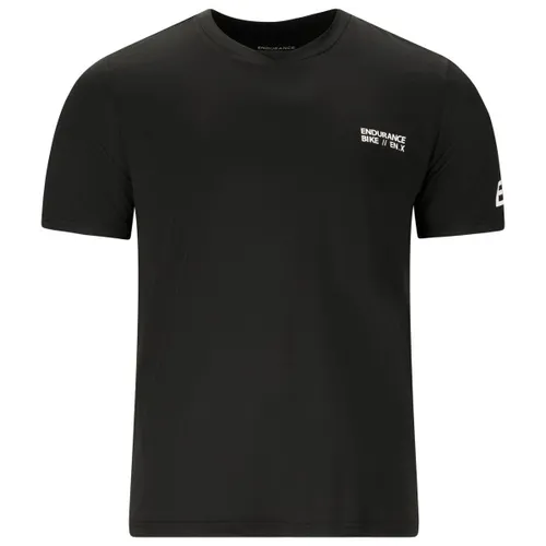 ENDURANCE Yorgos S/S Radtrikot XXL Schwarz - Hochwertiges Radtrikot mit verlängertem Rücken für optimalen Tragekomfort an warmen Tagen. Ideal für Rennrad, MTB und Gravelbike. Material aus 86% Polyester sorgt für Flexibilität und Haltbarkeit.