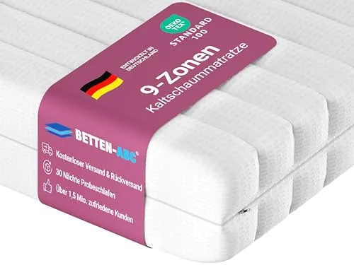 Produktbild Betten-ABC KSP-1000-9-Zonen Kaltschaummatratze H2/H3