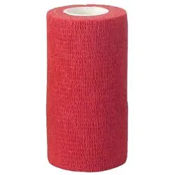 Kerbl EquiLastic Selbstklebebandage, 5 cm, rot