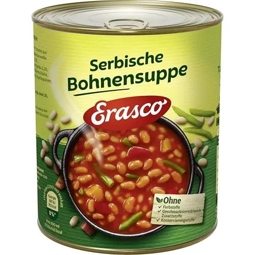 Erasco Serbische Bohnensuppe (750 ml) – Schnell und lecker
