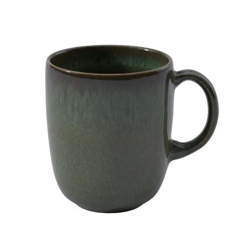 like. by Villeroy & Boch Lave vert Becher mit Henkel 0,34 L - Thermobehälter aus Steingut, 0,34 L, stilvolles Design in grün, ideal für heiße und kalte Getränke, perfekt für den täglichen Gebrauch.