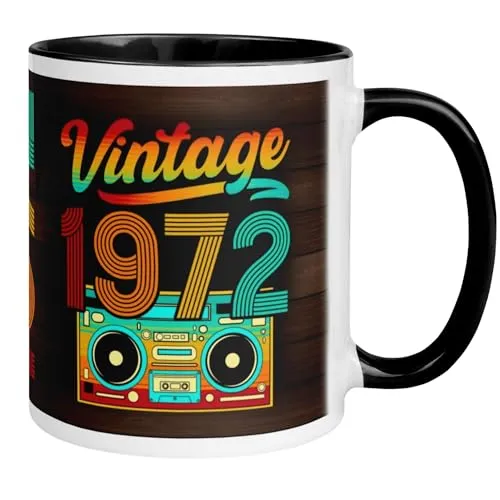 Geburtstag Mann Frau 53 Jahre Geschenk Tasse | Vintage 1972 – Lustige Geschenktasse zum 53. Geburtstag | Witzige Geburtstagsdeko & Geschenkidee für Männer und Frauen 53