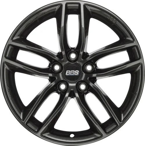 BBS Felge Alufelge SX kristall-schwarz 8x18 5x120 ET30 in schwarz von BBS