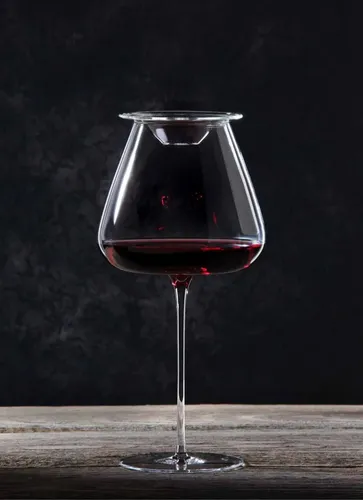 Zieher Weinglasdeckel Tesoro Set 2 - Praktische Weinglasdeckel aus Kunststoff, rund und spülmaschinenfest, ideal zum Frischhalten von Getränken.