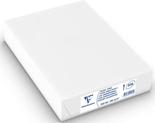 CLAIREFONTAINE Kopierpapier Multifunktionspapier Clairalfa A4 210x297mm 210g/qm weiß leinengeprägt