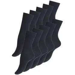 Cotton Prime® Socken (10-Paar) schwarz 35-38