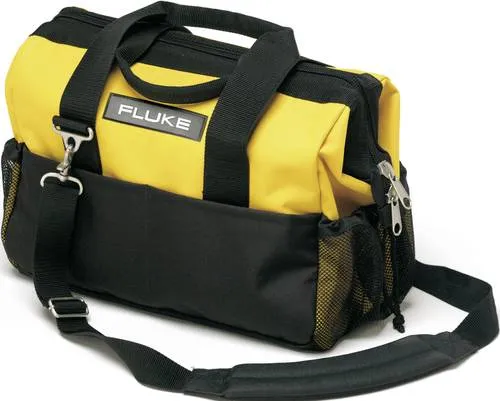Fluke C550 Werkzeugtasche - Wetterfeste Werkzeugtasche aus robustem ballistischem Tuch, mit verstärktem Rahmen und 25 Taschen für optimale Organisation, ideal für Elektroinstallateure.