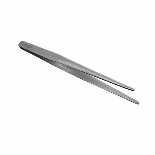 Professional Secrets Kochpinzette 30 cm aus Edelstahl - Küchenutensilien für präzises Arbeiten, ideal zum Anrichten und Servieren von Speisen. Hochwertige, matt silberfarbene Oberfläche für einen professionellen Look.