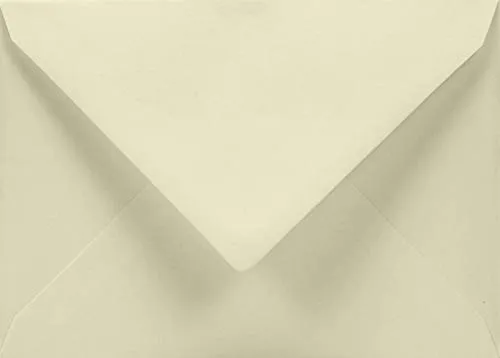 Netuno 25 Umschläge Elfenbein DIN C5 162 x 229mm 120g Aster Smooth Ivory edle Briefumschläge nassklebend ohne Fenster Ecru für Einladungen Geburtstags-Karten Glückwunsch-Karten Hochzeit Taufe