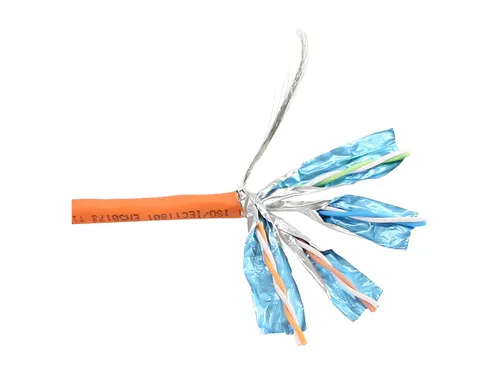 InLine Verlegekabel Cat.6 - 250MHz - S/FTP (PiMf) - CU - AWG23 - halogenfrei - 100m