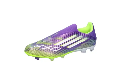 adidas F50 League Laceless Fußballschuhe - Fußballschuhe für Rasen und Kunstrasen, mit Fiberskin-Obermaterial und leichter Sprintplate für explosive Beschleunigung und maximalen Speed.