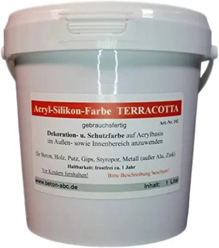 Terracotta - Acryl-Silikon Farbe