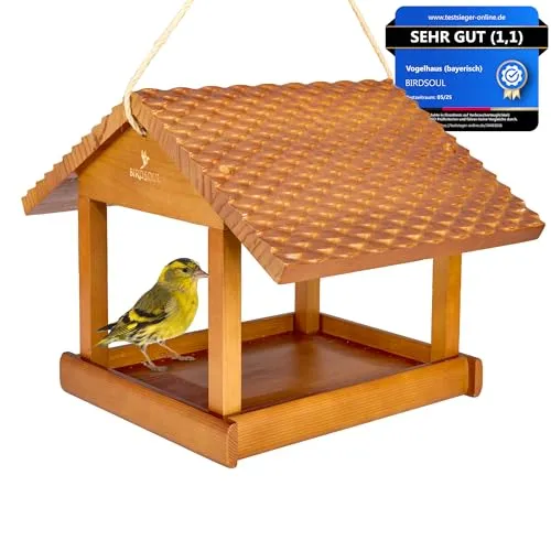 Wetterfestes Vogelhaus XXL mit Rain-Safe Bodenplatte