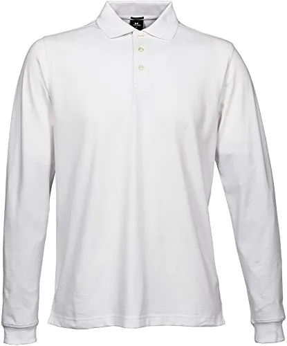 Mens Stretch Long Sleeve Polo - Bequem und stylisch - Poloshirts für Herren, aus elastischem Material für optimalen Komfort und Bewegungsfreiheit.