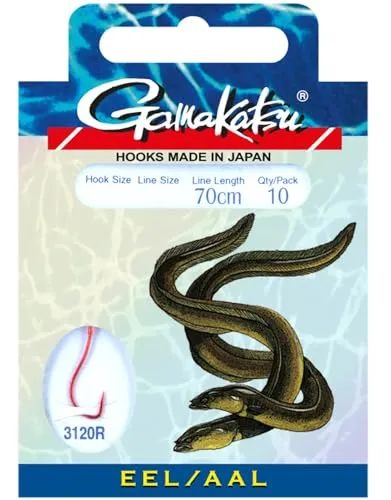 Gamakatsu Hook 3120R EEL 70cm rot in rot von Gamakatsu