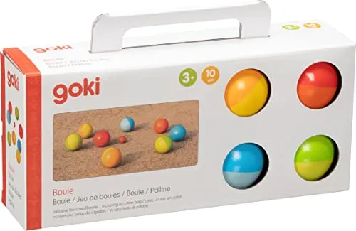 Goki 56658 Boule Set mit Baumwollbeutel