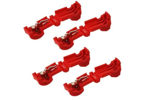 Powery Klemmen 4x Anschlussklemmen, Clip für Kabel (2,3mm) für Mähroboter, Rasenmäher z.B. Husqvarna, Gardena u.a.