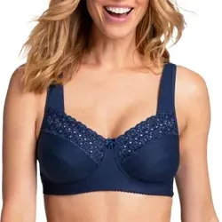 Miss Mary Broderie Anglais Soft Bra BH Dunkelblau H 100 Damen