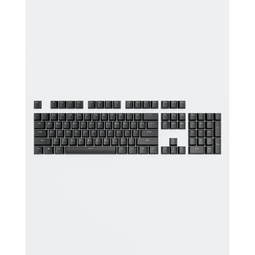 DARK PROJECT Tastenkappen - KS-45 PBT Keycaps (ENG/RU/UA - Schwarz)