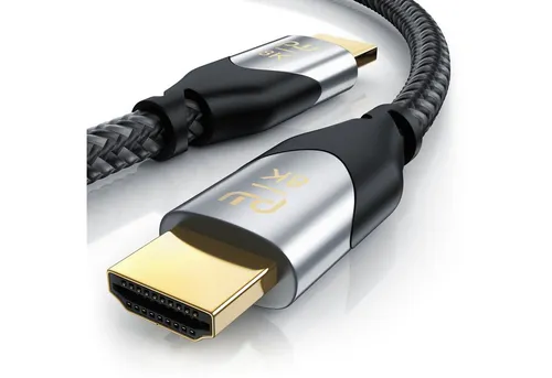 Primewire HDMI-Kabel, 2.1, HDMI Typ A (500 cm), UHD, Ethernet, 8K @ 120 Hz, 4k @ 240 Hz, 3D TV, eARC, HDR10+, 5m