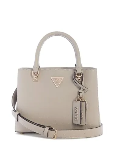 Guess Noelle ll Henkeltasche in Taupe - Elegante Guess Noelle ll Henkeltasche in taupe mit hochwertiger Verarbeitung. Praktischer Reißverschluss und geräumiges Hauptfach bieten Platz für Ihre Essentials. Ideal für stilvolle Auftritte im Alltag.