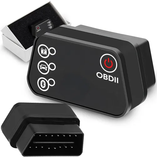 OBD2 Diagnosegerät mit Bluetooth & Auslesegerät – ELM327 v2.2 Fehlercodeleser für Motor, Getriebe, ABS & SRS, Echtzeitdaten Alle KFZ Retoo