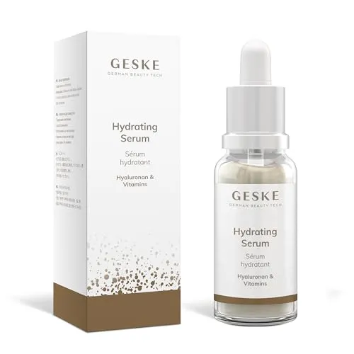 GESKE | Hydrating Serum | Gegen trockene Haut | Gesichtspflege mit Hyaluron Säure | Sanfte Hautpflege | Glättet & stärkt | Vegane Formel ohne Tierversuche | Ergänzt GESKE SmartAppGuided™ Devices