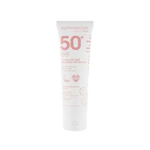 Alphanova Daily Sun Sonnenmilch für Babys, SPF50+, 50 ml