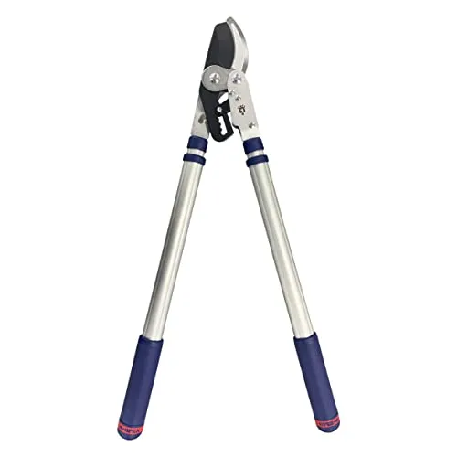 Spear & Jackson 8090RS Razorsharp Teleskop-Astschere mit Ratschenmechanismus, Bypass-Schnitt, ausziehbare Teleskopgriffe mit Drehverriegelung, C50-Kohlenstoffstahlklingen, PTFE-beschichtet