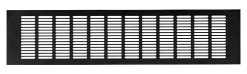 Lüftungsgitter LG-5012 BL Schwarz eloxiert - Abzüge, Gitter & Belüftungen – Hochwertiges Aluminium, pulverbeschichtet in Schwarz, für optimalen Luftdurchlass und moderne Optik in jedem Raum.