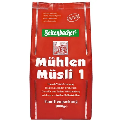 Seitenbacher Mühlen-Müsli 1 - Dinkel 1000g