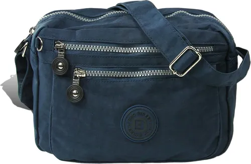 Bag Street Nylon Umhängetasche navy Damen Tasche D2OTJ202B