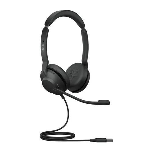 Jabra Evolve2 30 SE - Kabelgebundenes Stereo-Headset mit Geräuschunterdrückung, 2-Mikrofon-Technologie und USB-A-Anschluss für kristallklare Anrufe und ungestörtes Arbeiten