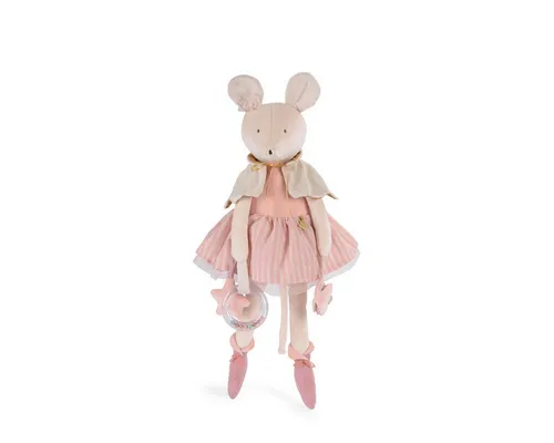 Moulin Roty Lernspielzeug Grosse Aktivitäten Maus 57cm Aktivityspiel Kuscheltier