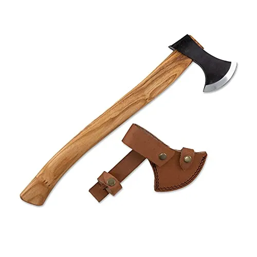 Wikinger Wurfaxt Franziska inkl. Lederscheide