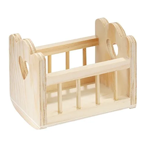 Holzwiege 10 x 7 x 8 cm