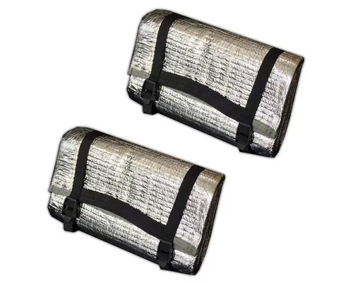 HAC24 Isomatte Campingmatte Trekking Outdoor Matratze Schlafmatte Faltmatte, (2-tlg), faltbar 60 x 190 cm