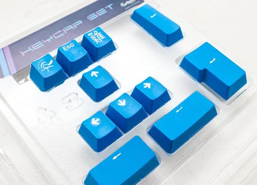 Ducky Double-Shot - Tastaturkappe - Thermoplastisches Polyester (PBT) - Blau (DKSA11-USPDBNWO1)