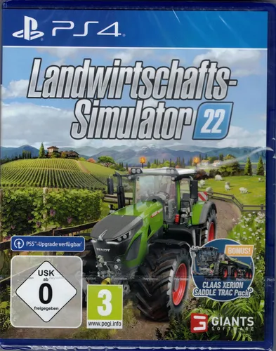 Landwirtschafts-Simulator 22 [Playstation 4] - Realismus pur - Games: Erlebe landwirtschaftliche Vielfalt mit über 400 Maschinen, DLC und Multiplayer-Modus für ein fesselndes Spielerlebnis.