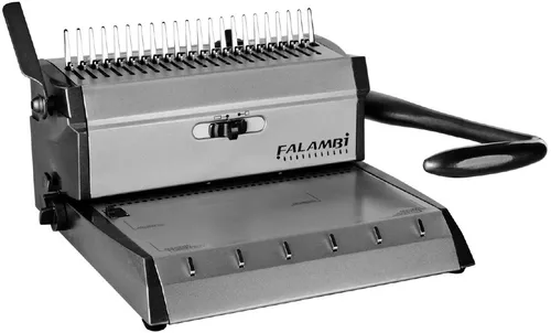 FALAMBI X5 / 2-in-1 Kombi-Bindegerät für Plastik & Draht, Spiral-Bindemaschine