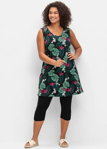 Sheego Jumpsuit Top + Leggings von sheego