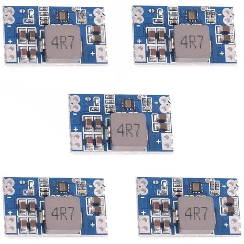 PENGLIN 5 Stück DC-DC 5V 5A MINI560 7-20V Buck Spannungswandler | Step Down Leistungsmodul, Leistungseinstellungs Transformatoren