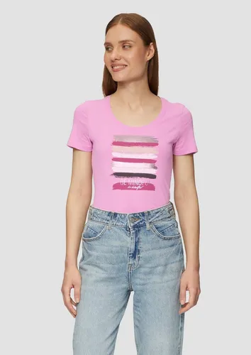 s.Oliver Kurzarmshirt T-Shirt T-Shirt mit Frontprint