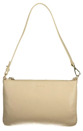 Coccinelle C-Easy Schultertasche - Damen in Sand - Elegante Schultertasche aus genarbtem Leder für stilvolle Auftritte. Ideal für den täglichen Gebrauch und bietet ausreichend Platz für Ihre Essentials.