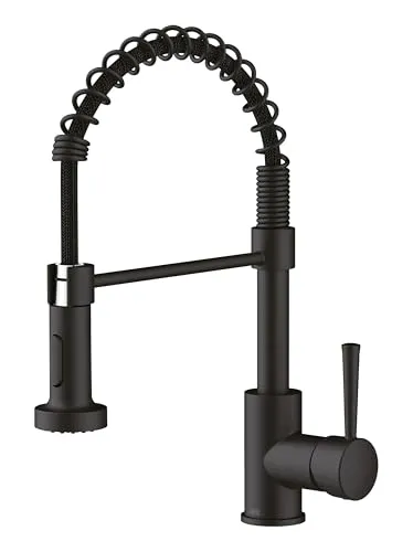 Küchenarmatur Lenz NOVA schwarz matt 46070951 - Elegante Küchenarmatur in schwarz matt, zeitloses Design und hohe Funktionalität für moderne Küchen.