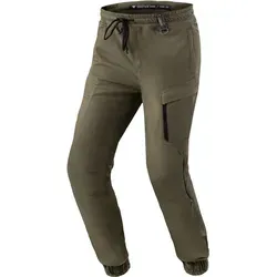 SHIMA Joggster Motorrad Textilhose, grün-braun, Größe 36 von Shima