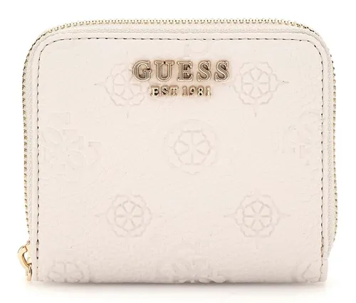 Guess Geldbörse SLG Zip Around Wallet in weiß von GUESS